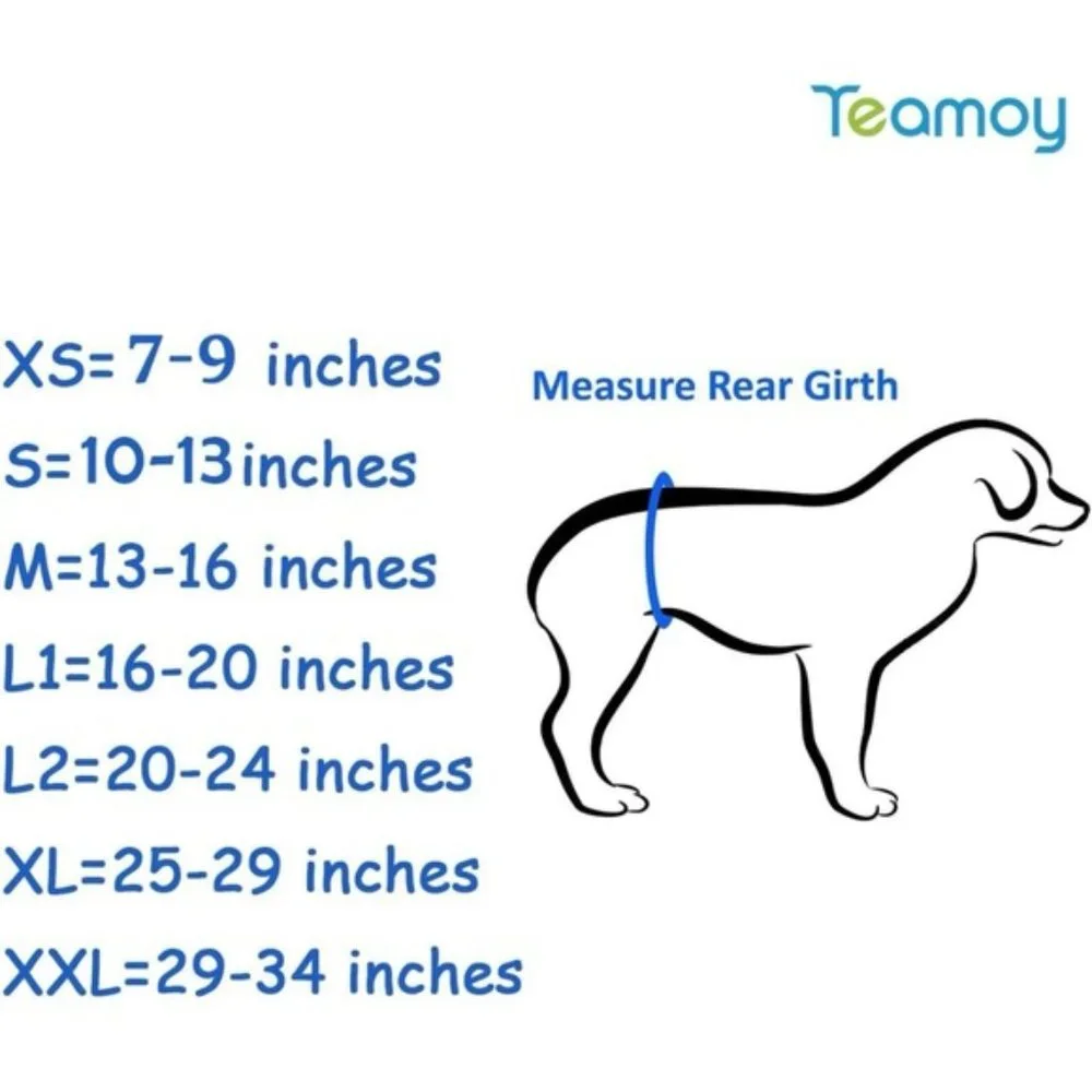 3 Male Dog Diapers Size Medium